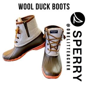 Sperry Wool Duck Boots